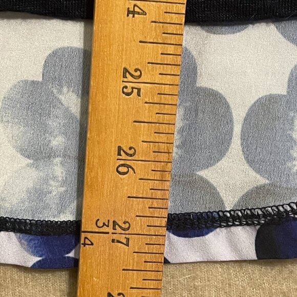 Talbots Blouse Women's Medium Blue Pullover Short Sleeves - Picture 7 of 12